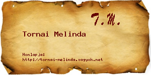 Tornai Melinda névjegykártya